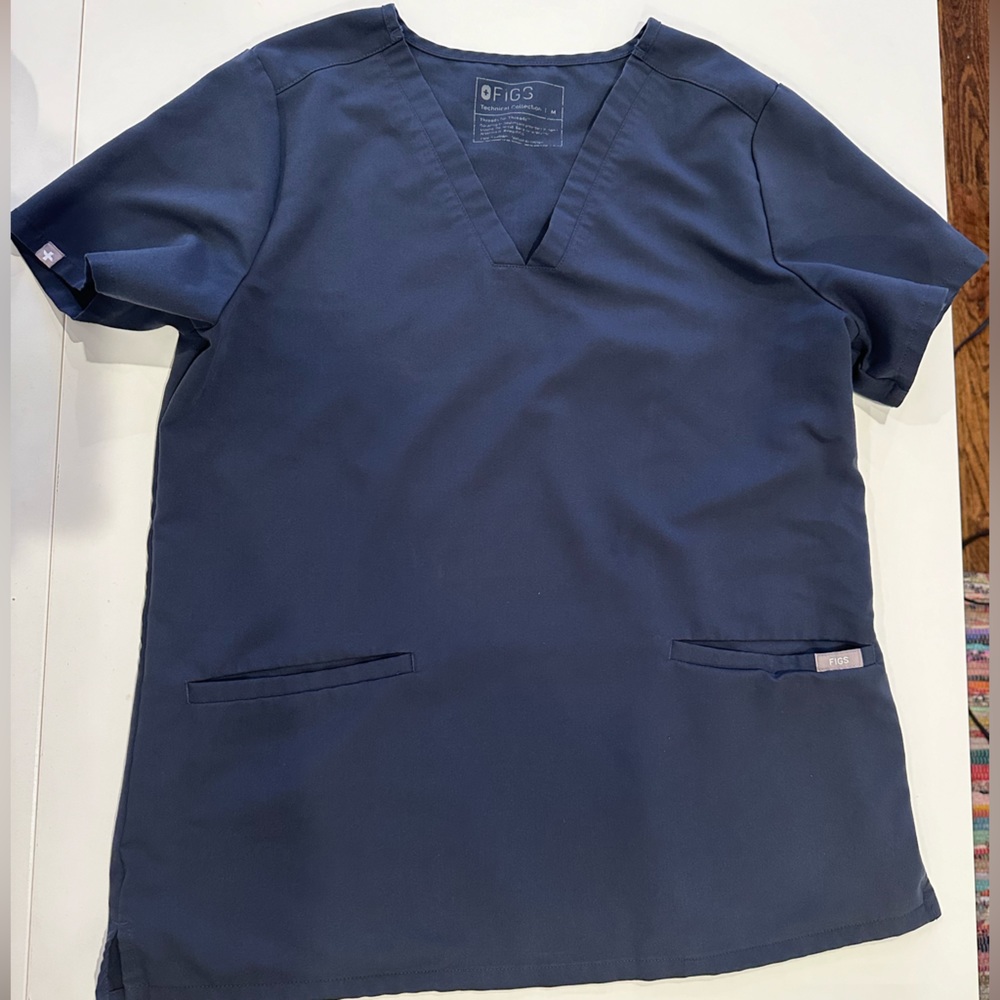 Women’s Figs Casma 3 Pocket Scrubs, Night Sky - Sz. Medium